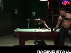 Poolhall Daddy and Leather Hunk Take Turns on Top